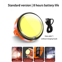 Xiaomi Strong Light Flashlight Portable Strong Magnetic Work Light Keychain Small Flashlight Multifunctional Charging Household