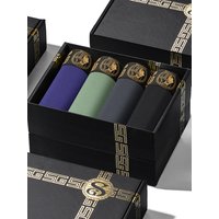 4 PCS Men designed magnets with gentle care for the inner crotch, comfy, breathable and soft boxer briefs with gift box