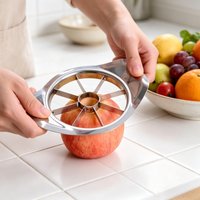 Stainless Steel Apple Slicer Upgraded 8-Blade Sharp Fruit Cutter Comfort Handle Kitchen Gadget Vegetable and Fruit Tools