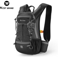 AliExpress West Biking WEST BIKING 16L Cycling Backpack With Helmet Storage Cover Refelective Outdoor Sport Hiking Climbing Hydration Backpack Bike Bag