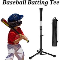 Baseball Batting Support Tee for Adults and Youth Teens Easy Adjustable Height 23 to 39 inches for Hitting Training Practice