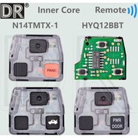 DR HYQ12BBT N14TMTX Car Remote Key Inner Core For Lexus RX300 ES330 RX330 RX350 SC430 LS430 RX400H Toyota RAV4 Prado Tarago