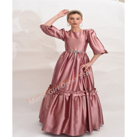 2026 Custom Adult Young Girl Party Dress Short Sleeve and Wedding Celebration Pageant Birthday Formal Event Evening Gown