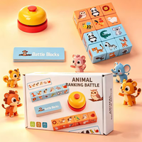 Wooden Animal Matching Spell Word Toy Letter Cognitive Challenge Memory English Word Game Learning Educational Toys For Children