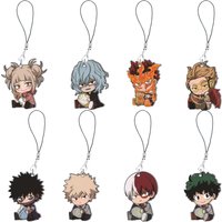 Acrylic My Hero Accademia Mobile Phone Chain Keychain Fans Gift My Hero Accademia Cell Phone Charms Small Pendant Keyring
