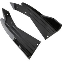 Rear Bumper Spoiler Lip Trim PP Material Side Skirt For Car Body Kit Exterior Modification Protection Black Carbon Fiber Texture
