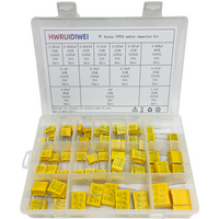 77PCS safety capacitor kit 0.001uf-2.2uf 310VAC P10-P22