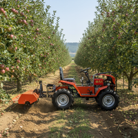 Fuel Saving 2WD/4WD Optional Wheeled Tractor with Working PTO, Supports Multi-type Farm Implements for Field, Orchard and Garden