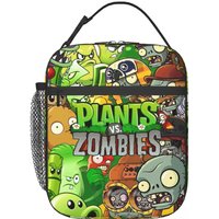 Game Funny Plants-vs-Zombies Merch Insulated Lunch Bag For Office Food Box Portable Cooler Thermal vegetable Print Lunch Boxes