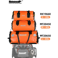 Rhinowalk Motorcycle Tail Bag 20L/45L/65L Large Capacity Waterproof Motorbike Back Seat Saddlebag Travel Luggage Pannier Carrier