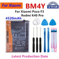 100% Orginal BM4Y 4520mAh Battery For Xiaomi Poco F3 /Redmi K40 Pro/ K40 Pro Phone Replacement Batteries
