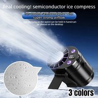 Portable Waist Worn Cooling Fan with Semiconductor Refrigeration Personal Mini Air Conditioner for Outdoor Work Hiking