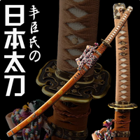 Exquisite 104cm Wooden Japanese Katana Tachi Sword Quality Log Rosewood Blade Combat Training Cosplay Props Unsharp
