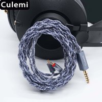 Culemi-11 Abyss Upgrade IEM Cable, High-Purity OCC Silver-Plated HiFi Audio Cable for MMCX 0.78 2Pin, 3.5mm/4.4mm Balanced Plug
