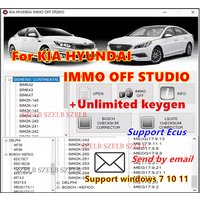 For KIA HYUNDAI IMMO OFF STUDIO with keygen for SIMENS/CONTIMENTAL SIMK42/43/47... MT38 MT86 for BOSCH/KEFICO EDC15 EDC16 EDC17