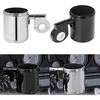 ABS Motorcycle Adjustable Cup Holder Handlebar Drink Bottle 22mm-32mm For Universal Harley Touring Road Glide Softail Sportster