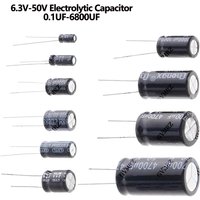 1UF 2.2UF 4.7UF 10UF Electrolytic Capacitor 22UF 33UF 47UF 470UF 100UF 220UF 1000UF 25V 35V 50V 10V 16V 6.3V