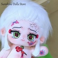 20CM Anime No Attribute Lovely Girl Cartoon Plush Cotton Doll Plushie Figure Mascot Stuffed Figurine Toys Pillow Birthday Gifts