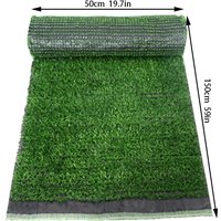 50Cm/150Cm Construction Site Simulation Thickened Artificial Grass Mat, Specialized for Outdoor Gardens and Courtyard Landscapes, Artificial Grass Mat for Pets and Dogs