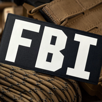 FBI Federal Republic Tactical Patch Printed Hook&Loop Emblem Military Morale Badge Armband Backpack Stickers
