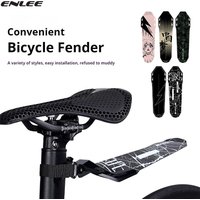 ENLEE Bicycle Fender Portable Ultra-Light Road Mountain Bike Water Barrier Cushion Seat Tube Multi-Function Bicycle Mud Removal