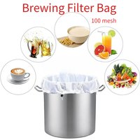 1pc Beer Brewing Filter Bags Liquid Filter Bags Juice Pulp Separation Suitable for Nut Milk Wine Coffee Whole Malt Home Brewing