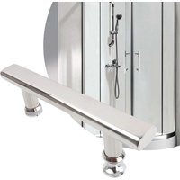 1PCS Bathroom Silver Shower Door Handle Stainless Steel Chrome Or Knobs For Shower Enclosures 225*30mm Home Accessories