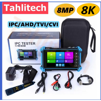 5.4" CCTV Tester Monitor Analog Camera Tester 8K IP Camera Tester IPC-5200C Plus PTZ VGA HDMI Input Cable Tracer PoE CCTV Tester