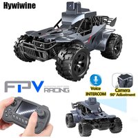 Rc Car with Camera Lcd Remote Fpv Real Time Transmission High Speed 2.4g Remote Control Car Voice Chat RC Ground Vehicles Toys