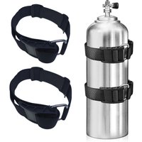 Scuba Diving BCD Tank Band Verstellbarer Tauchflaschengurt mit Nockenschnallen und rutschfesten Pads Tauchzylinderhalter