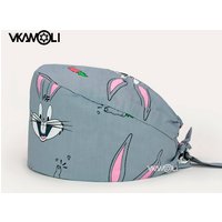 Bonnet de travail imprimé pour toilettage d'animaux, livraison en 24h, accessoires de chapeau pour femmes