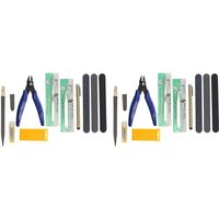 18X Model Tools Kit Modeler Basic Tools Craft Set Hobby Building Tools Kit For Gundam Car Model Building Repairing