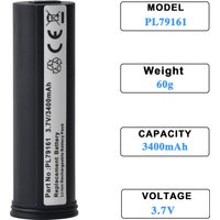 PL79161 Thermal Telescope Li-ion Battery, 3400mAh Replacement Thermal Optics APS 3 for Pulsar XM22 Key,XM30S,Digex N450,Digex‑X