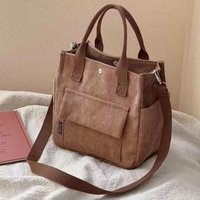 Simple Stylish Crossbody Bag Multi-pocket Hand-held Tote Bag Portable Lunch Box Bag Outdoor