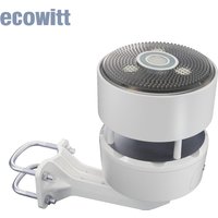 Ecowitt WS85 3-in-1 Solar Weather Sensor, w/ Haptic Rain Gauge & Ultrasonic Anemometer, Measures Rainfall, Wind Speed/Direction