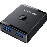 USB3.0 Switch 1x2/2x1 USB Hub Bidirectional USB3.0 Switcher USB 3.0 Extender Shared Controller for PC Keyboard Mouse Printer