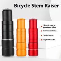 AliExpress NONE NPY Bike Stem Fork Bicycle Handlebar Extension Riser Rise Up Bicycle Adapter Durable MTB Power Mountain Cycling Part 124 135 mm