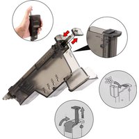 Airsoft Plastic BB Speed Loader - 100/220 Rounds Quick-Fill BB Loader for Outdoor Shooting Games, Paintball Sports Accessories