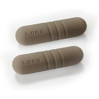Hot Pilates Dumbbell Eco-friendly 1kg 1.5kg 2kg 2.5kg Portable Hand Weight Silicone Dumbbells for Women