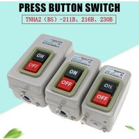 BS-211/216/230 Metal Button Switch Control Box Power Three Phases Electrical Equipment 250/380V 1.5/2.2/3.7/7.5KW