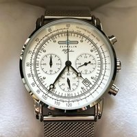 Zeppelin Airship Automatic Mens Watch Retro Business Commemorative Gift Fashion Leisure Timepiece Case New Watch image 4
