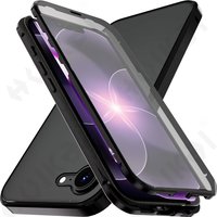 Case For iPhone 17E 4G 5G Magnetic 360 Protection Front Back Tempered Glass Metal Frame Cover