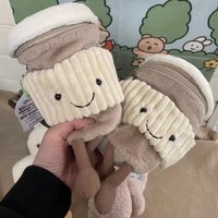 Fun Coffee Tumbler Crossbody Bag - Lightweight & Insulation-Friendly Plush Doll Crossbody Bag Surprise Gift Outdoor Shoulder Bag