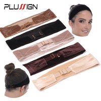 Plussign Wig Grip Headband For Lace Frontal Wigs Adjustable Invisible Wig Hair Band Nude Non-Slip Velvet Wig Band To Hold Wigs