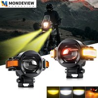 MONDEVIEW M15 motorcycle spotlight 140W high power 6000K white light 12000LM high brightness daytime running light fog light