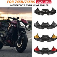 New Aerodynamic Winglet For Street Triple 765RS 765R 2024 2025 Motorcycle Frontal Side Fairing Downforce Spoiler System 765 RS R