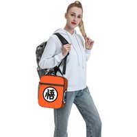 D-Dragon Ball Thermal Insulated Lunch Bags for Picnic Japanese Anime Reusable Food Bag Thermal Cooler Lunch Boxes