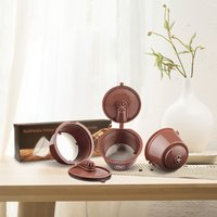 iCafilas Reusable Coffee Capsule Pods for Dolce Gusto Refillable Filters Crema Espresso Capsules Cup Kitchen Tool