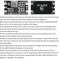 DC-DC Boost Buck Module 1.8-5.5V to 3.3V 4.2V 5V 3A Adjustable Output Low Ripple Step Up Step Down Constant Voltage Module