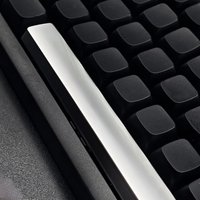 Metal Keycaps 6.25U Space Bar With Minimalist Lettering Keycaps Personalized Cherry Height Keycaps Mechanical Keyboard